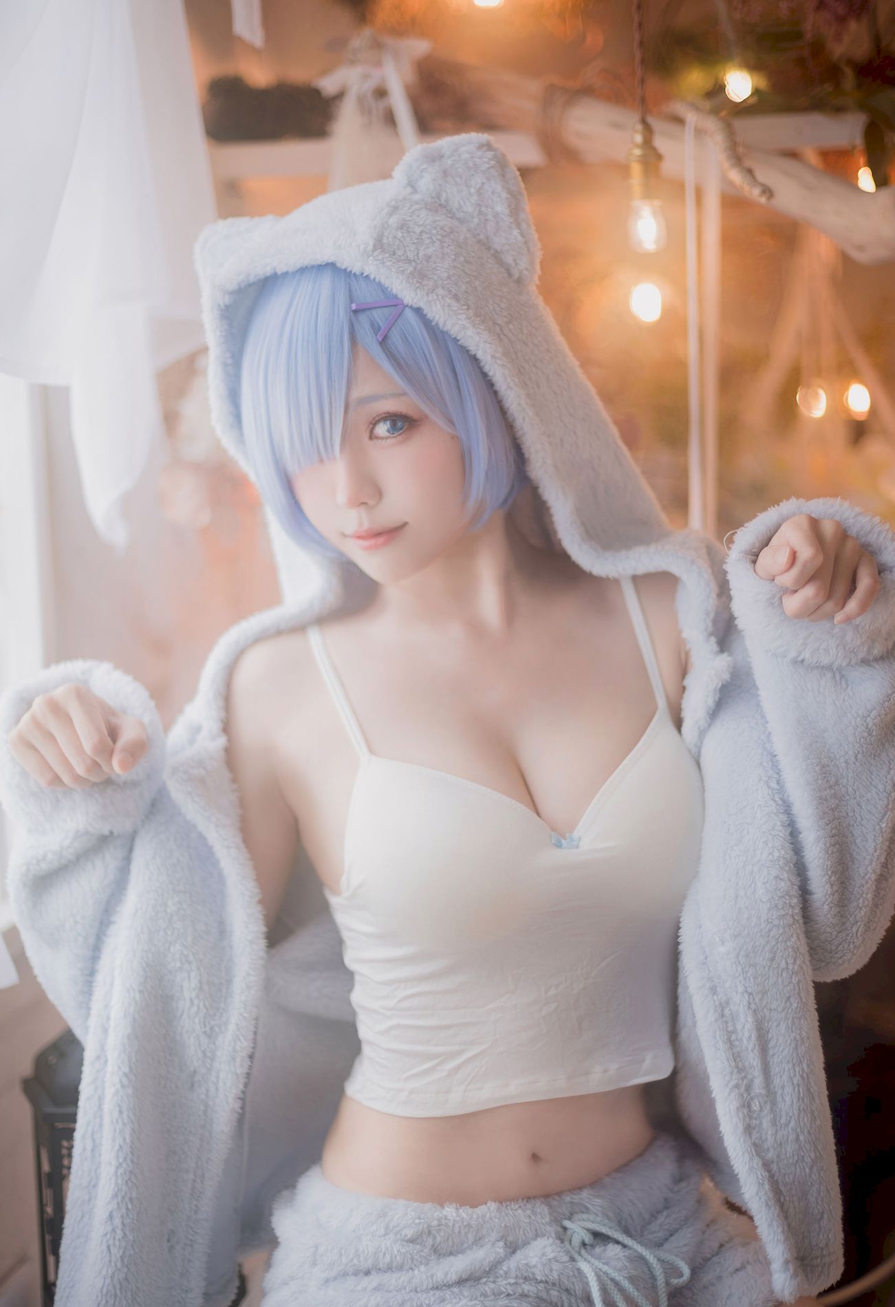 (ElyEE) coserд Pajamas Rem Ely_eee ͼ ģ P.1 